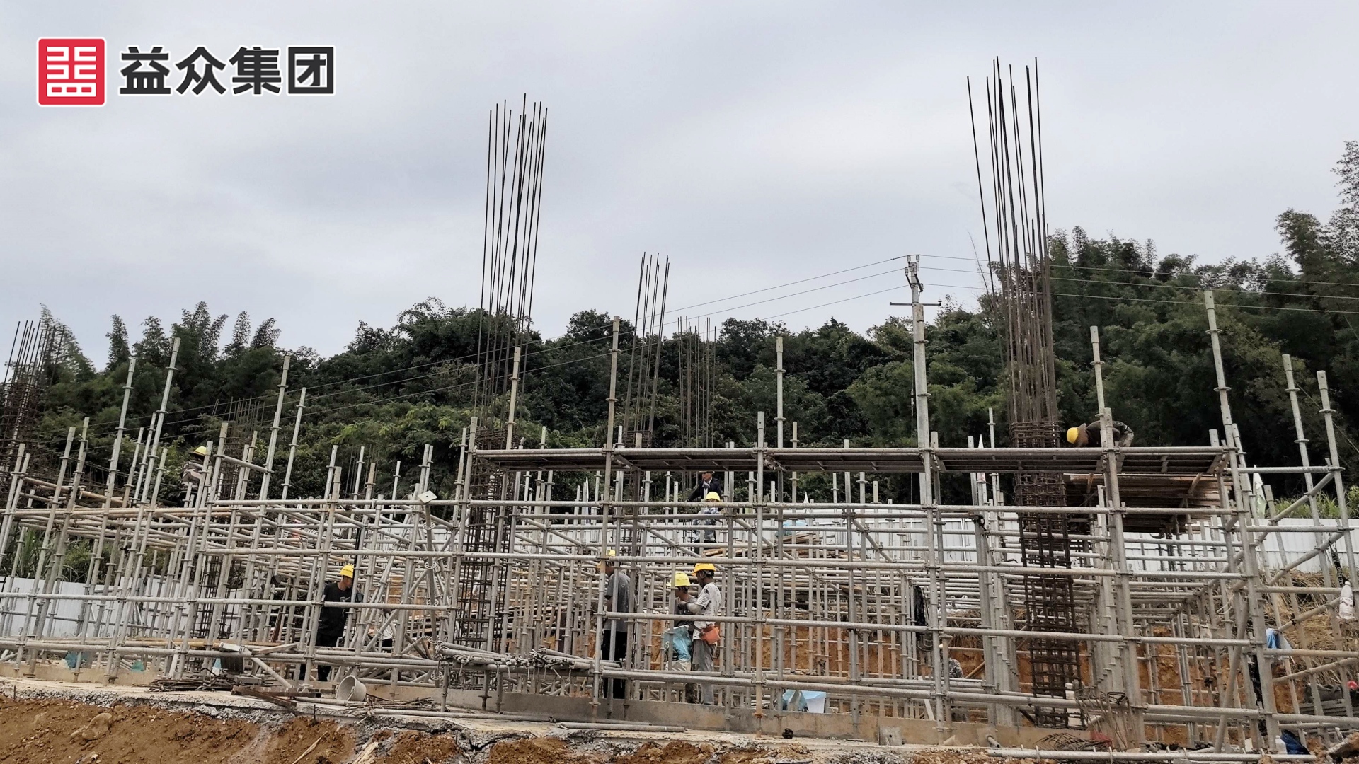 配電間、污泥脫水間支模架搭設(shè)_副本